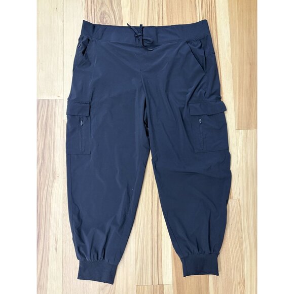 All In Motion XXL Black Lightweight Joggers With Pockets & Elastic Cuffs - Picture 1 of 3